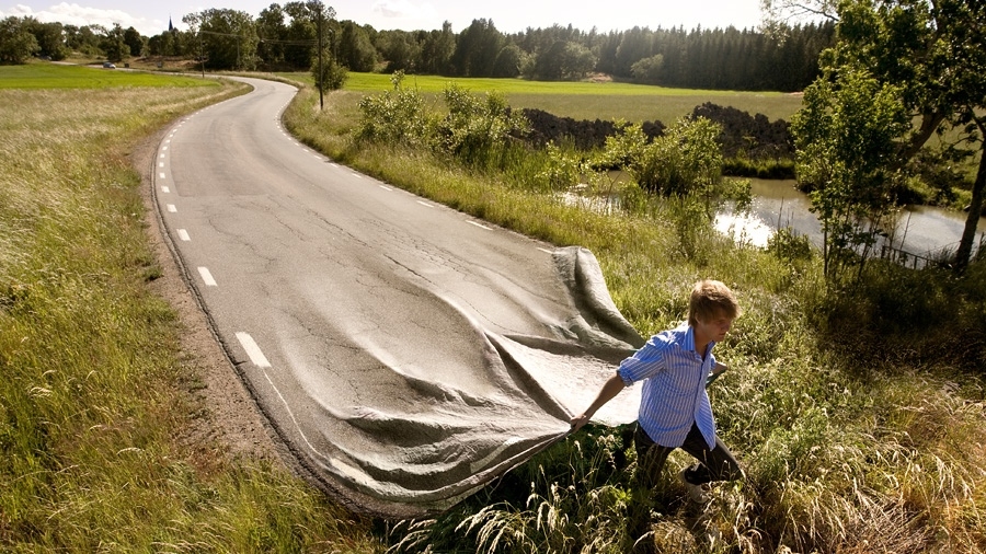 Surreal Road Erik Johansson Eric Johansson