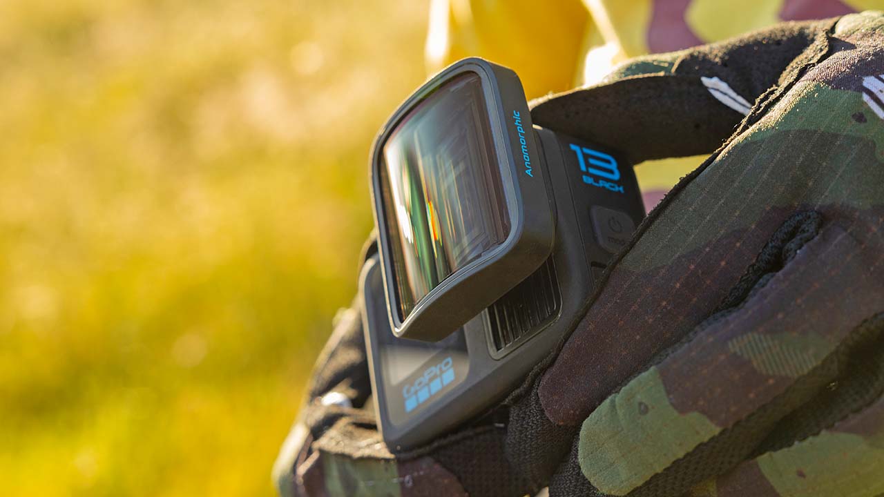 GoPro goes cinematic with the new Anamorphic Lens Mod. Image: GoPro